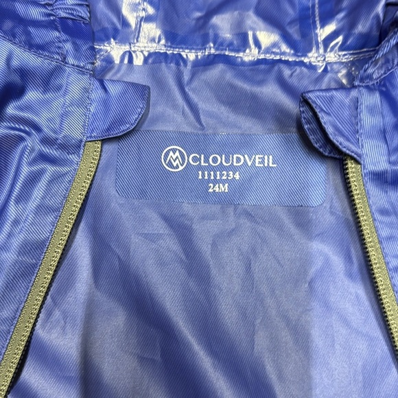 🏁 Cloudveil Hooded rain suit size 24 months - Picture 4 of 7